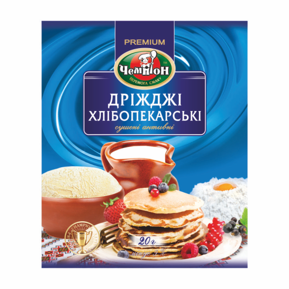 Дріжджі сухі ТМ “Чемпіон” (20г)