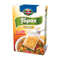 Крупа горох колотий в пакетиках для варки ТМ “Чемпіон” (4х120г)