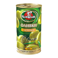Оливки з кісточкою ТМ “Чемпіон” (370мл)